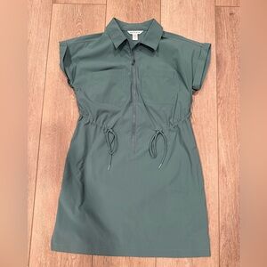 Athleta Sage Green Collared dress